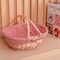 Vintiquewise Wicker Picnic Basket with Drop-Down Handles - Perfect as Gift basket for all Occasions QI003055R - alternate 6